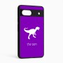 כיסוי בעיצוב אישי עם השם שלך לדגם - Google Pixel 6a 5G בעיצוב דינוזאור