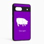 כיסוי בעיצוב אישי עם השם שלך לדגם - Google Pixel 6a 5G בעיצוב חזיר