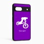 כיסוי בעיצוב אישי עם השם שלך לדגם - Google Pixel 6a 5G בעיצוב רוכב אופניים