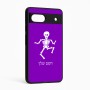 כיסוי בעיצוב אישי עם השם שלך לדגם - Google Pixel 6a 5G בעיצוב סקלטון