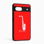 כיסוי בעיצוב אישי עם השם שלך לדגם - Google Pixel 6a 5G בעיצוב סקסופון
