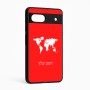 כיסוי בעיצוב אישי עם השם שלך לדגם - Google Pixel 6a 5G בעיצוב מפת העולם