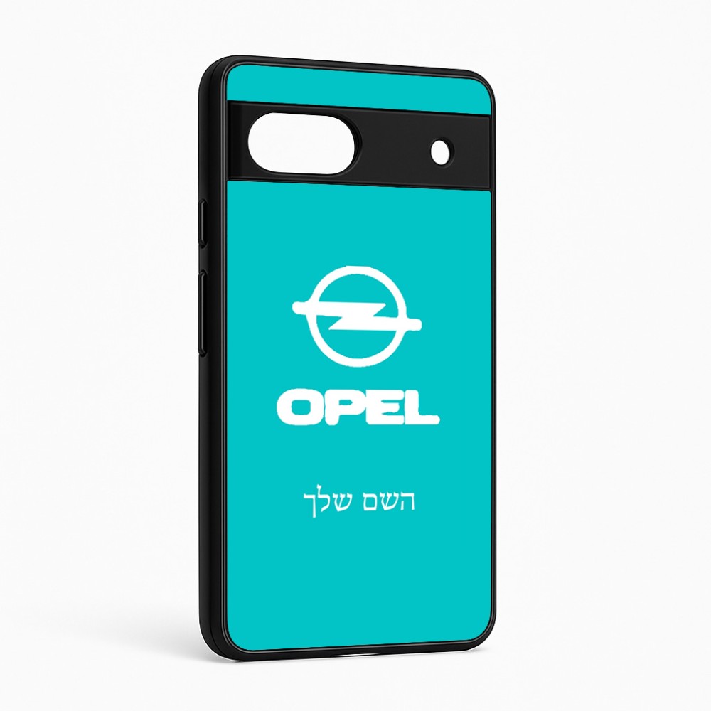 כיסוי בעיצוב אישי עם השם שלך לדגם - Google Pixel 6a 5G בעיצוב אופל
