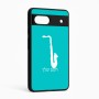 כיסוי בעיצוב אישי עם השם שלך לדגם - Google Pixel 6a 5G בעיצוב סקסופון