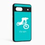 כיסוי בעיצוב אישי עם השם שלך לדגם - Google Pixel 6a 5G בעיצוב רוכב אופניים