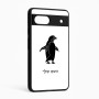כיסוי בעיצוב אישי עם השם שלך לדגם - Google Pixel 6a 5G בעיצוב פינגווין