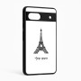 כיסוי בעיצוב אישי עם השם שלך לדגם - Google Pixel 6a 5G בעיצוב מגדל אייפל