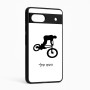 כיסוי בעיצוב אישי עם השם שלך לדגם - Google Pixel 6a 5G בעיצוב רוכב אופניים