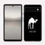 כיסוי בעיצוב אישי עם השם שלך לדגם - Google Pixel 6a 5G בעיצוב גמל