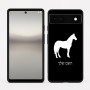 כיסוי בעיצוב אישי עם השם שלך לדגם - Google Pixel 6a 5G בעיצוב סוס