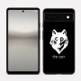 כיסוי בעיצוב אישי עם השם שלך לדגם - Google Pixel 6a 5G בעיצוב זאב