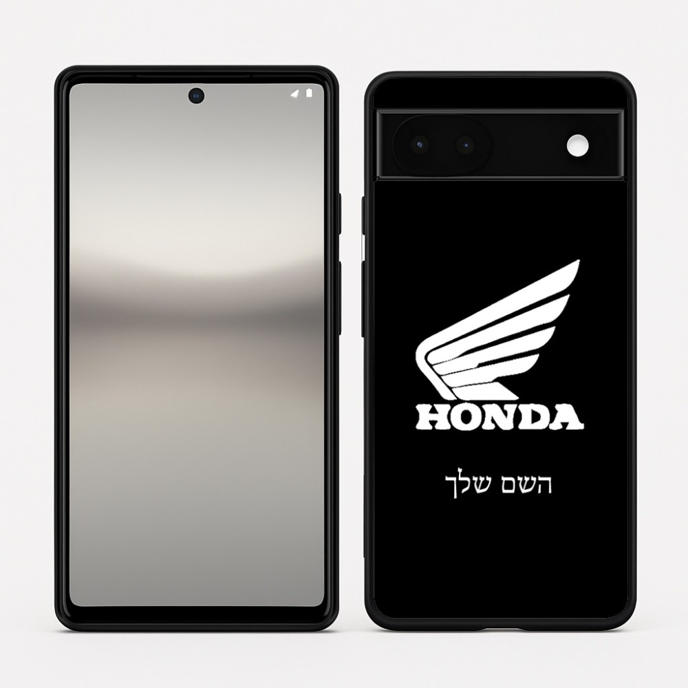 כיסוי בעיצוב אישי עם השם שלך לדגם - Google Pixel 6a 5G בעיצוב הונדה