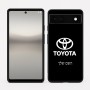 כיסוי בעיצוב אישי עם השם שלך לדגם - Google Pixel 6a 5G בעיצוב טויוטה