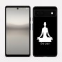 כיסוי בעיצוב אישי עם השם שלך לדגם - Google Pixel 6a 5G בעיצוב אימון יוגה