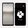 כיסוי בעיצוב אישי עם השם שלך לדגם - Google Pixel 6a 5G בעיצוב פרח היביסקוס