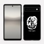 כיסוי בעיצוב אישי עם השם שלך לדגם - Google Pixel 6a 5G בעיצוב אנג'ל מוזיקלי