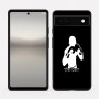 כיסוי בעיצוב אישי עם השם שלך לדגם - Google Pixel 6a 5G בעיצוב אגרוף