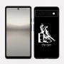 כיסוי בעיצוב אישי עם השם שלך לדגם - Google Pixel 6a 5G בעיצוב קאוגירל