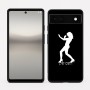 כיסוי בעיצוב אישי עם השם שלך לדגם - Google Pixel 6a 5G בעיצוב אישה מגוננת