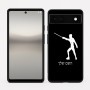 כיסוי בעיצוב אישי עם השם שלך לדגם - Google Pixel 6a 5G בעיצוב לוחם סייף