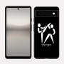 כיסוי בעיצוב אישי עם השם שלך לדגם - Google Pixel 6a 5G בעיצוב לוחמים אולימפיים