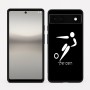 כיסוי בעיצוב אישי עם השם שלך לדגם - Google Pixel 6a 5G בעיצוב כדורגל אולימפי