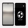 כיסוי בעיצוב אישי עם השם שלך לדגם - Google Pixel 6a 5G בעיצוב כדורגל כדור כדורגל