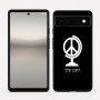 כיסוי בעיצוב אישי עם השם שלך לדגם - Google Pixel 6a 5G בעיצוב גלובוסי שלום