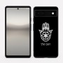 כיסוי בעיצוב אישי עם השם שלך לדגם - Google Pixel 6a 5G בעיצוב חמסה - קבלה