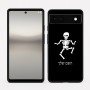 כיסוי בעיצוב אישי עם השם שלך לדגם - Google Pixel 6a 5G בעיצוב סקלטון