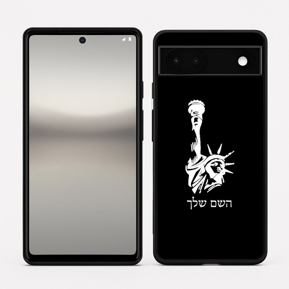 כיסוי בעיצוב אישי עם השם שלך לדגם - Google Pixel 6a 5G בעיצוב פסל החירות