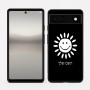 כיסוי בעיצוב אישי עם השם שלך לדגם - Google Pixel 6a 5G בעיצוב שמש