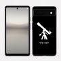 כיסוי בעיצוב אישי עם השם שלך לדגם - Google Pixel 6a 5G בעיצוב טלסקופ
