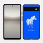 כיסוי בעיצוב אישי עם השם שלך לדגם - Google Pixel 6a 5G בעיצוב זברה