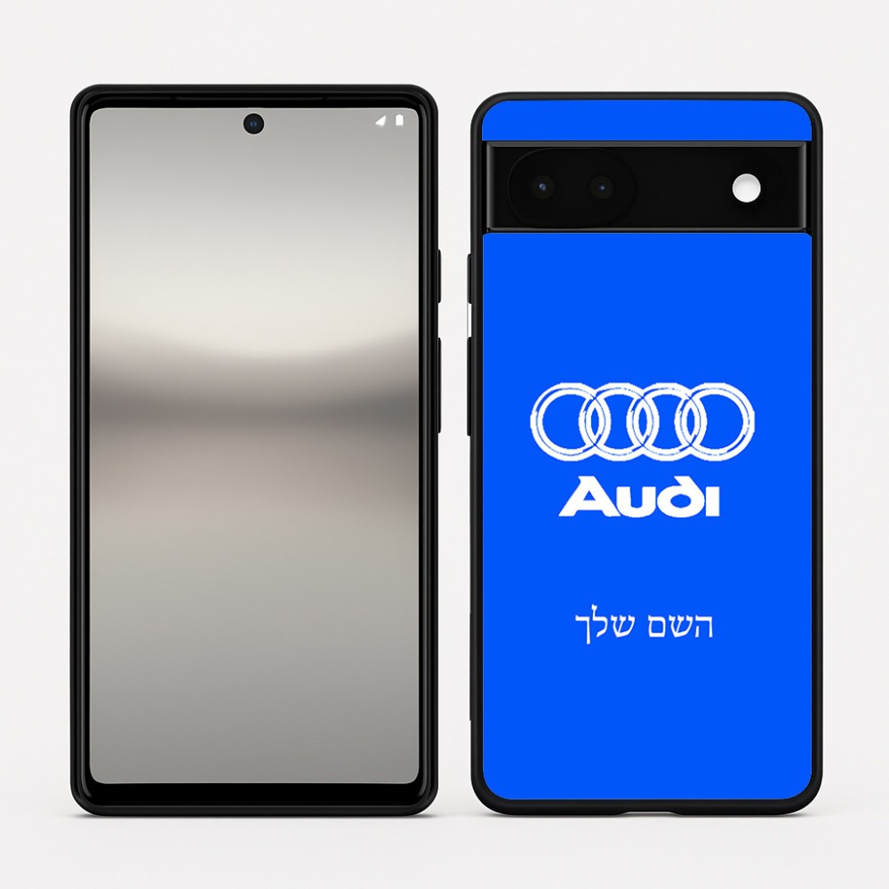 כיסוי בעיצוב אישי עם השם שלך לדגם - Google Pixel 6a 5G בעיצוב אאודי