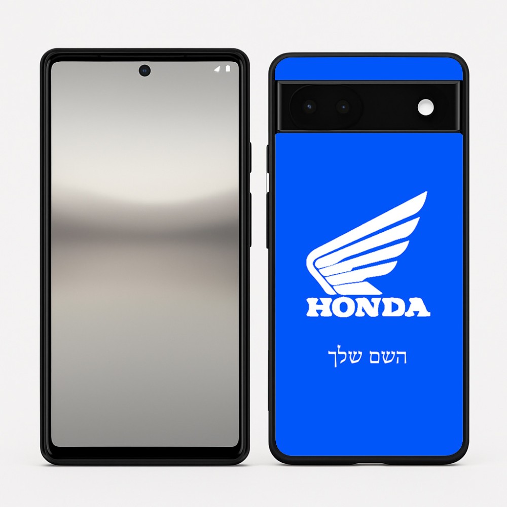 כיסוי בעיצוב אישי עם השם שלך לדגם - Google Pixel 6a 5G בעיצוב הונדה