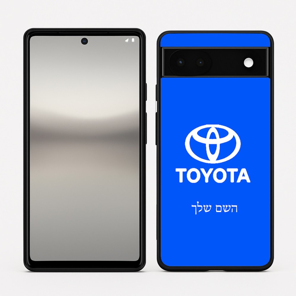 כיסוי בעיצוב אישי עם השם שלך לדגם - Google Pixel 6a 5G בעיצוב טויוטה