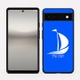 כיסוי בעיצוב אישי עם השם שלך לדגם - Google Pixel 6a 5G בעיצוב סירה
