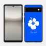 כיסוי בעיצוב אישי עם השם שלך לדגם - Google Pixel 6a 5G בעיצוב פרח היביסקוס
