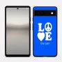 כיסוי בעיצוב אישי עם השם שלך לדגם - Google Pixel 6a 5G בעיצוב אהבה