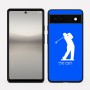 כיסוי בעיצוב אישי עם השם שלך לדגם - Google Pixel 6a 5G בעיצוב שחקן גולף
