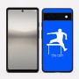 כיסוי בעיצוב אישי עם השם שלך לדגם - Google Pixel 6a 5G בעיצוב קפיצת משוכות