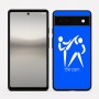 כיסוי בעיצוב אישי עם השם שלך לדגם - Google Pixel 6a 5G בעיצוב לוחמים אולימפיים