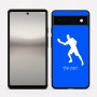 כיסוי בעיצוב אישי עם השם שלך לדגם - Google Pixel 6a 5G בעיצוב שחקן פינג פונג