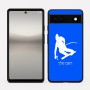 כיסוי בעיצוב אישי עם השם שלך לדגם - Google Pixel 6a 5G בעיצוב סקי