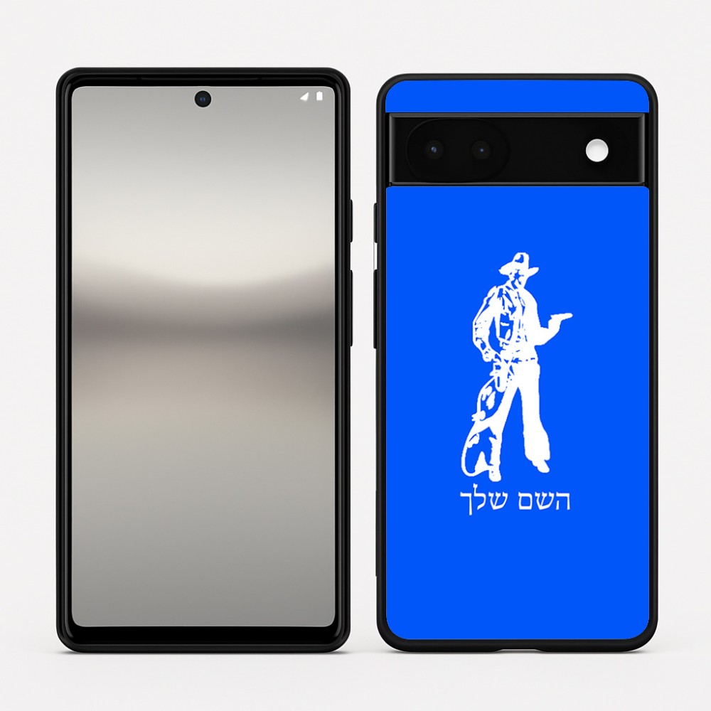 כיסוי בעיצוב אישי עם השם שלך לדגם - Google Pixel 6a 5G בעיצוב קאובוי המערב הפרוע