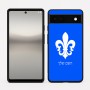 כיסוי בעיצוב אישי עם השם שלך לדגם - Google Pixel 6a 5G בעיצוב פרחי פרחים - צרפת
