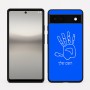 כיסוי בעיצוב אישי עם השם שלך לדגם - Google Pixel 6a 5G בעיצוב יד