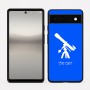 כיסוי בעיצוב אישי עם השם שלך לדגם - Google Pixel 6a 5G בעיצוב טלסקופ