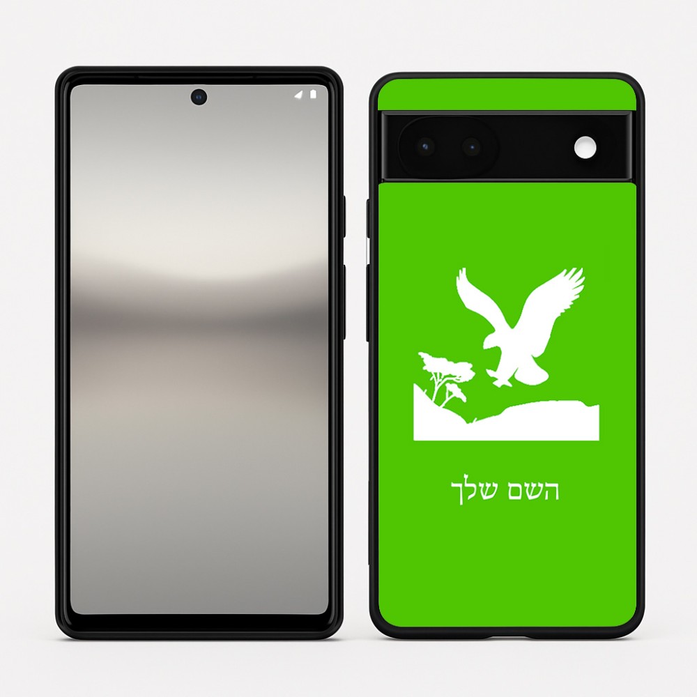 כיסוי בעיצוב אישי עם השם שלך לדגם - Google Pixel 6a 5G בעיצוב נשר אמריקאי